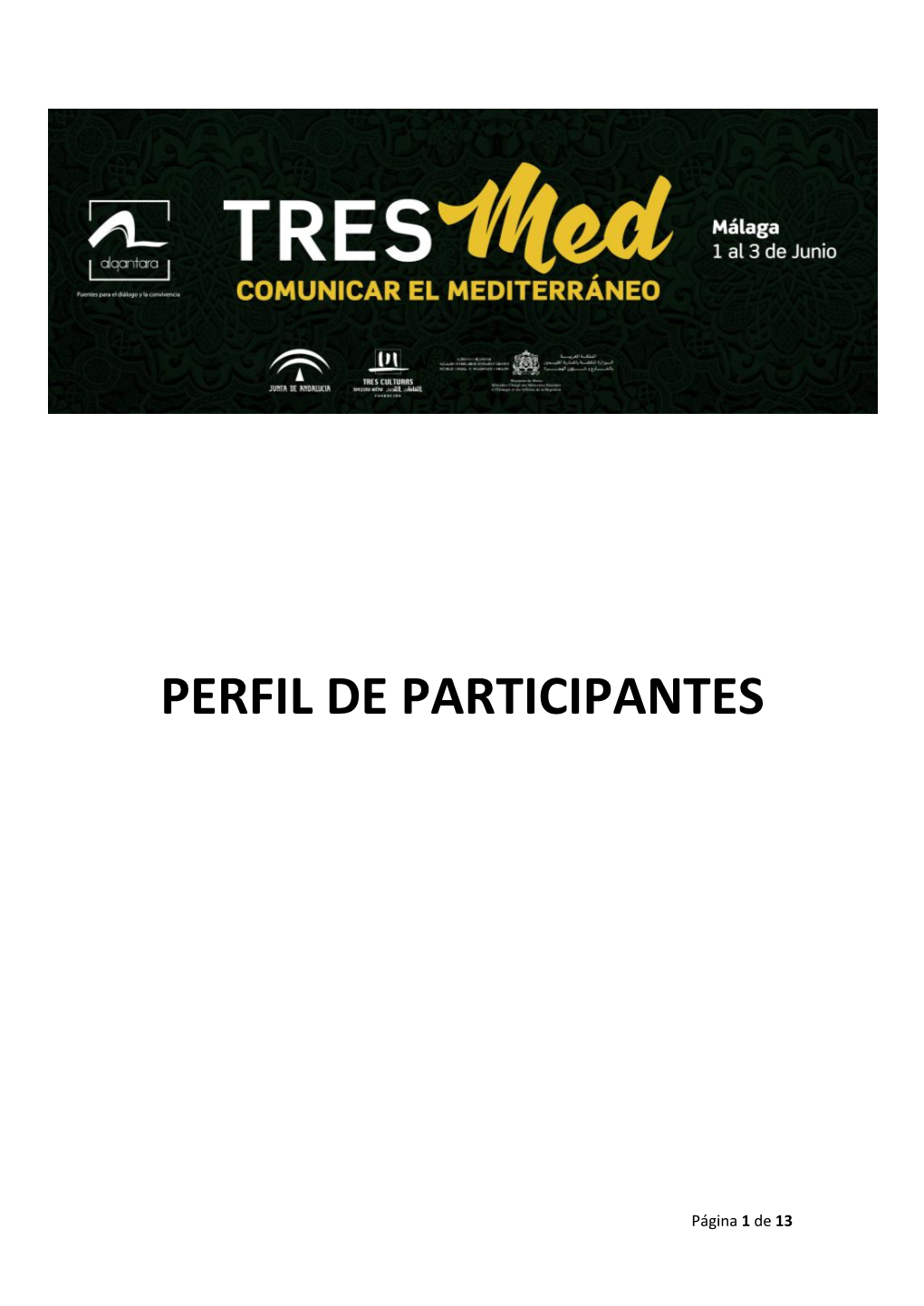 Perfil De Participantes