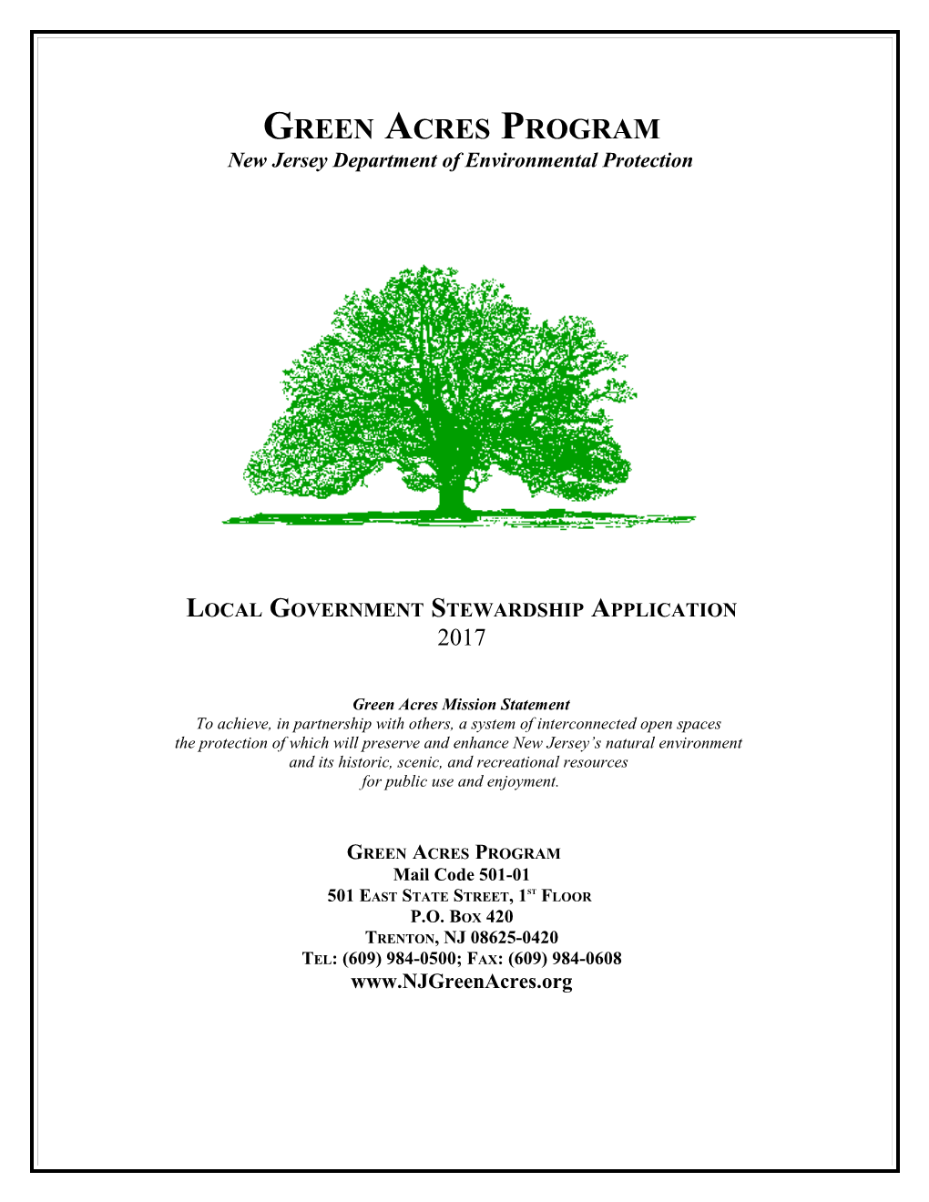 New Jersey Department of Environmental Protection