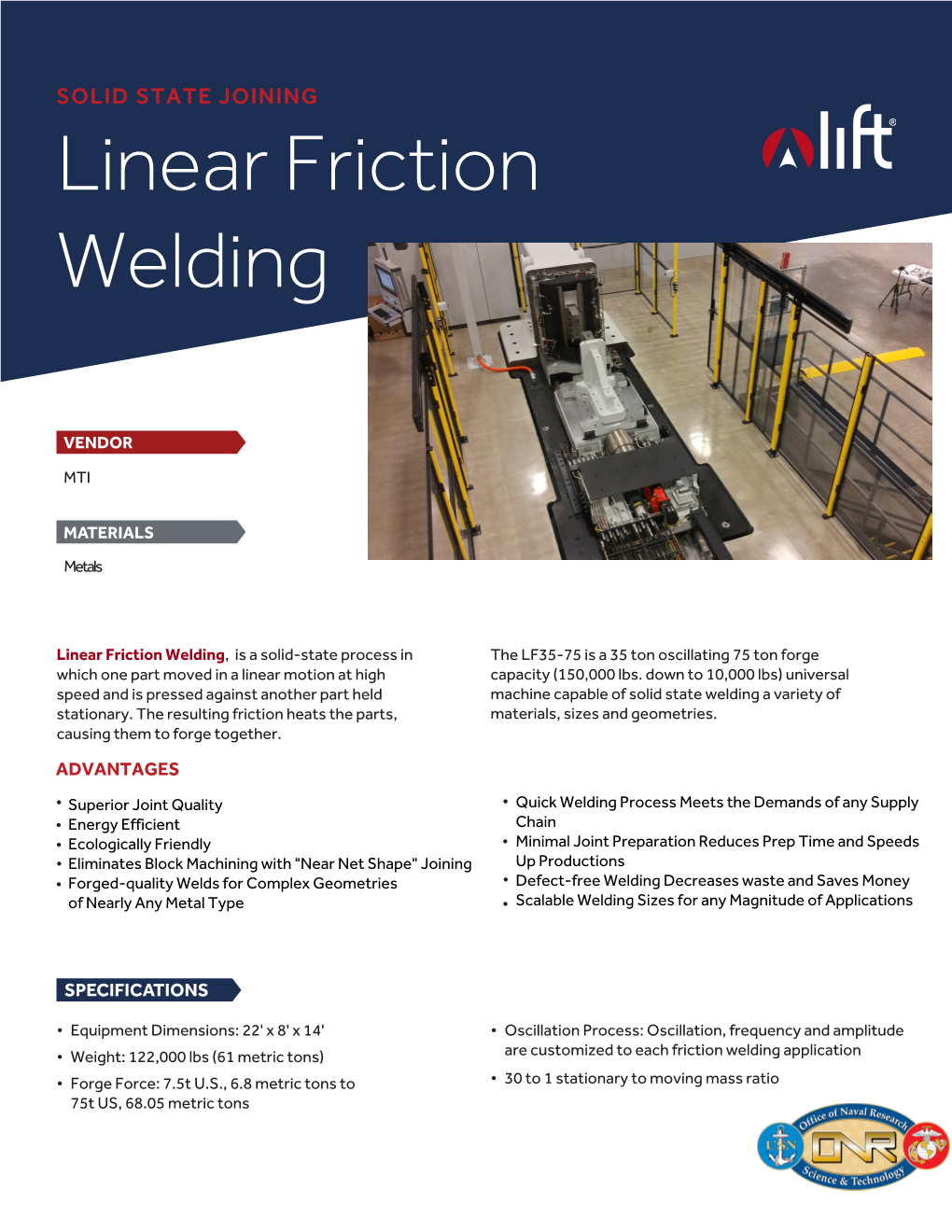 Linear Friction Welding