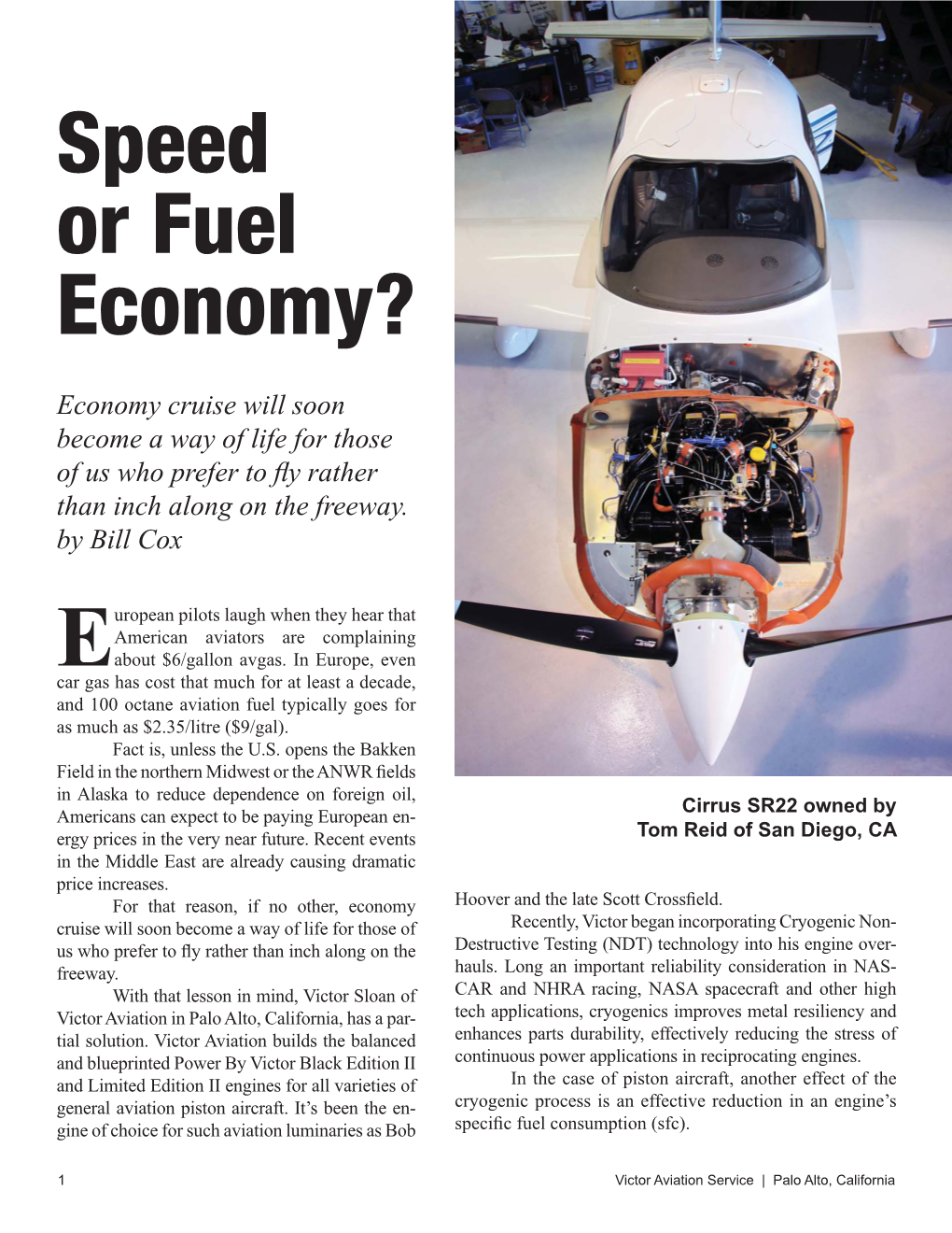 Speed Or Fuel Economy?