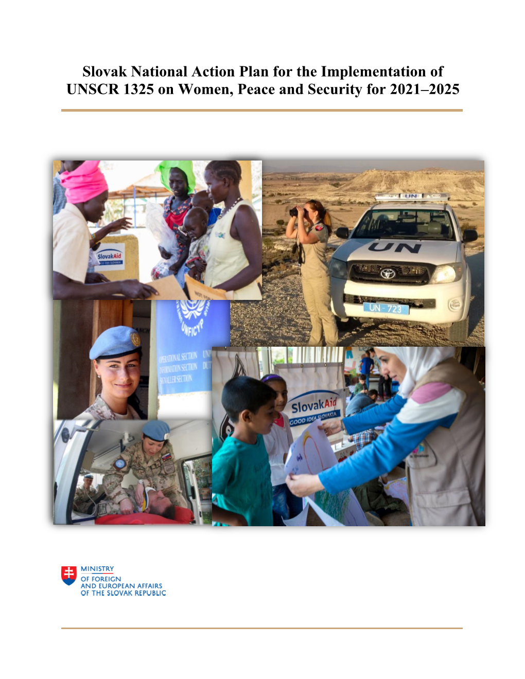 Slovak National Action Plan for the Implementation of UNSCR 1325 on Women, Peace and Security for 2021–2025