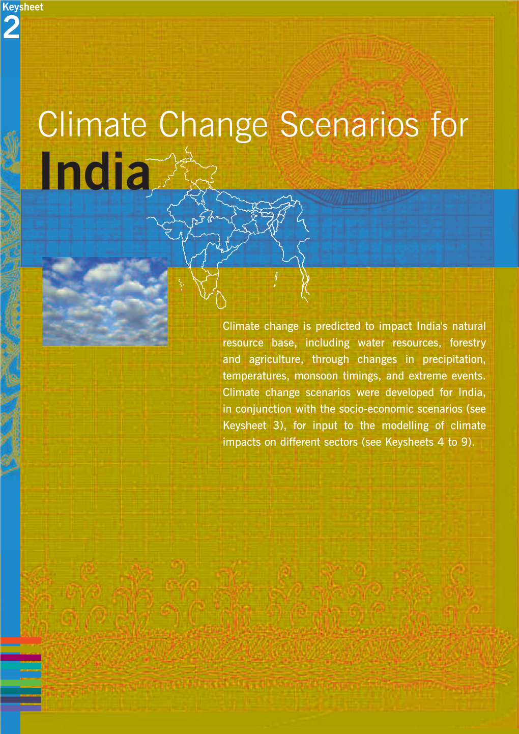 Investigating the Impacts of Climate Change in India: Key Sheet 2