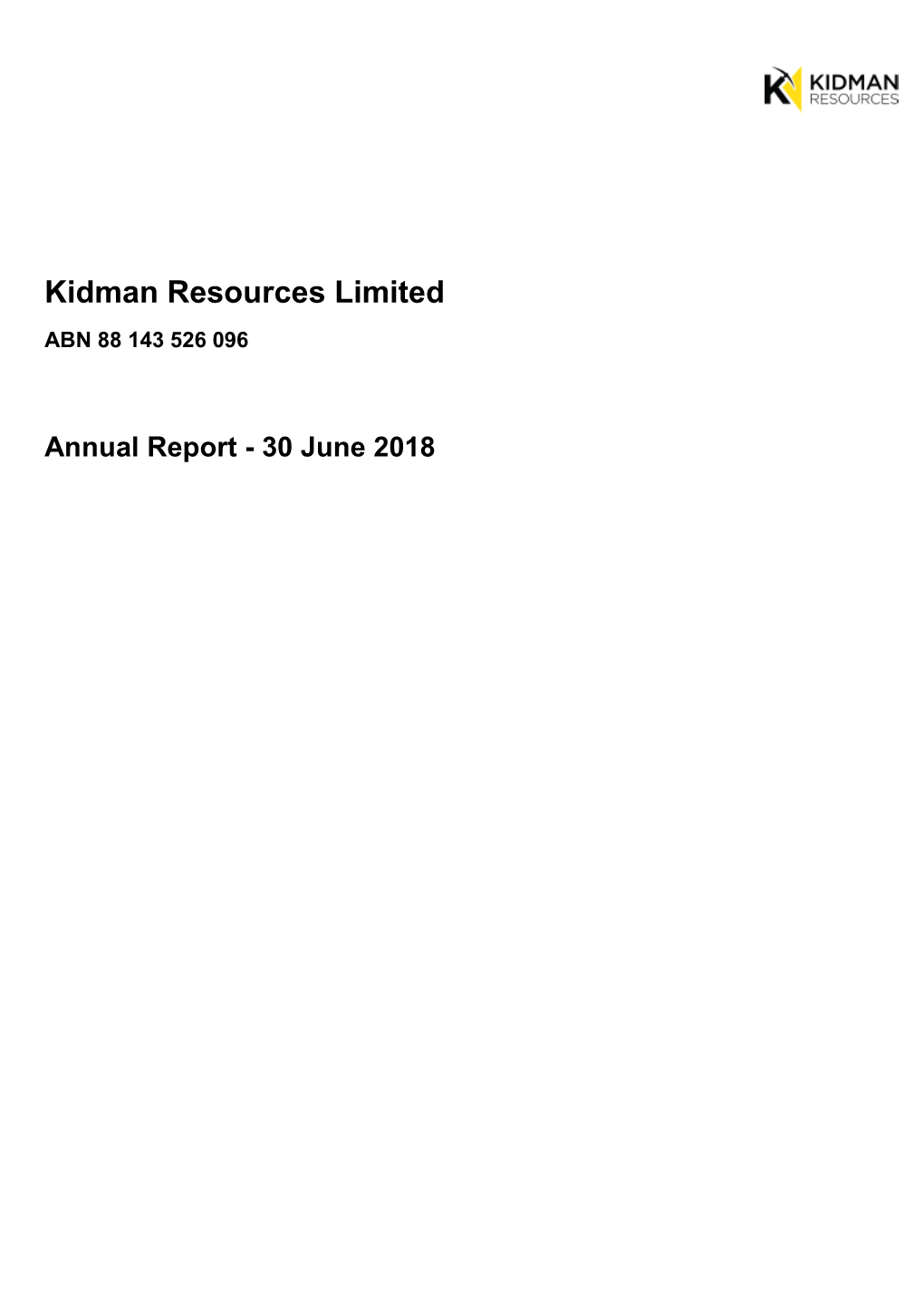 Kidman Resources Limited