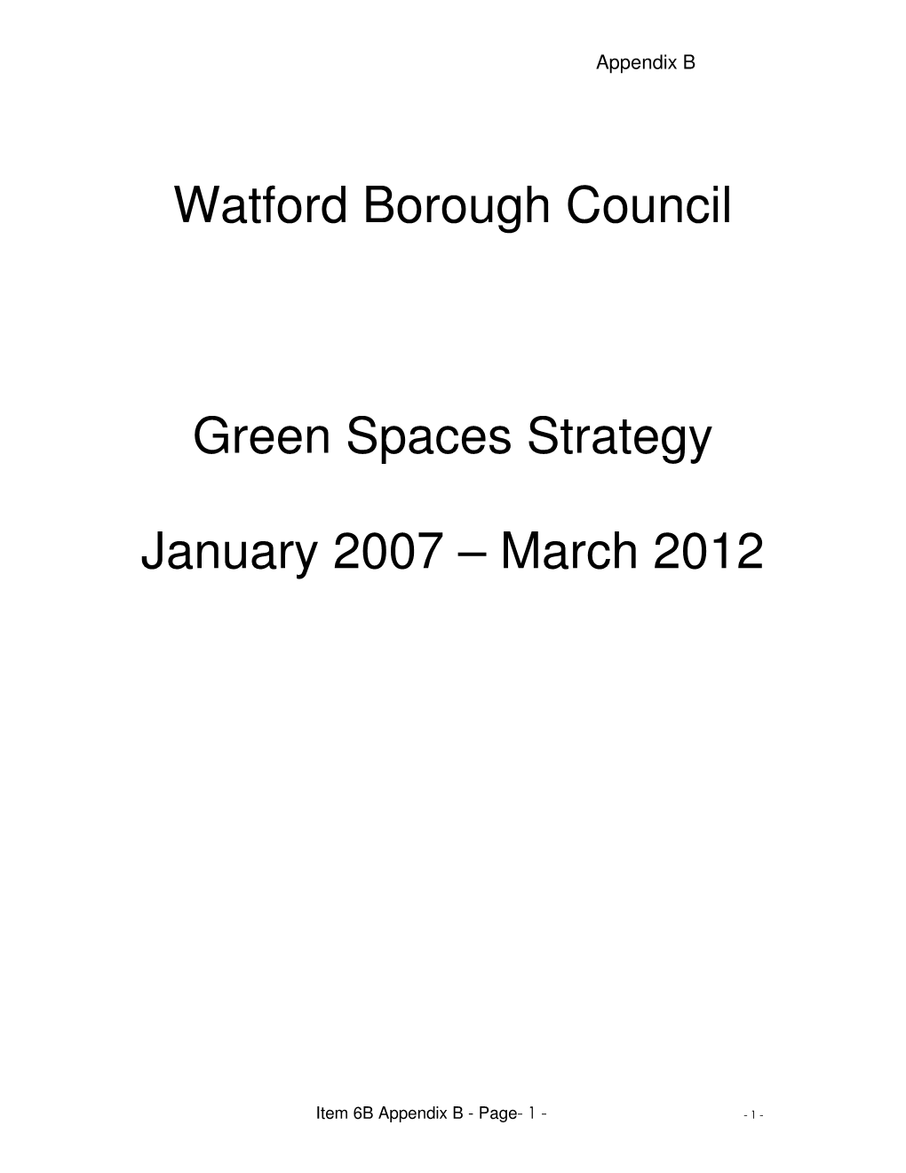 Watford Borough Council