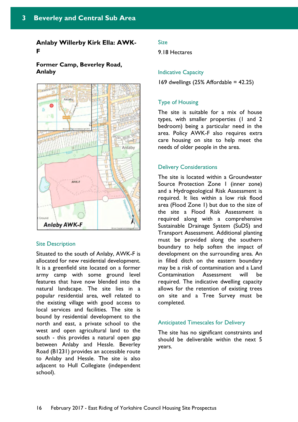 3 Beverley and Central Sub Area