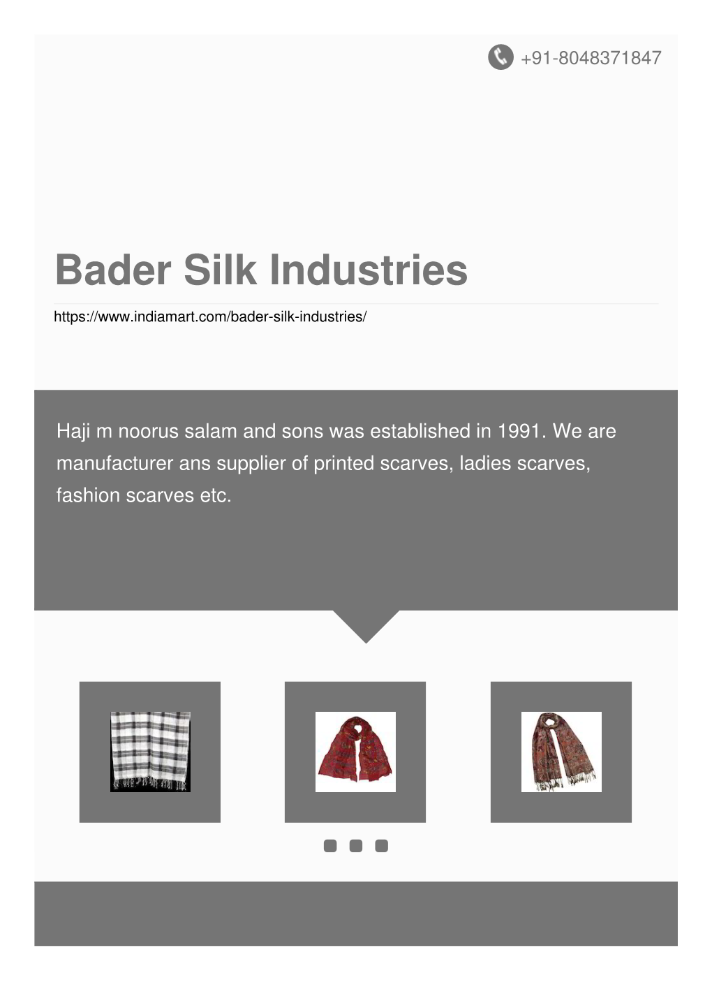 Bader Silk Industries