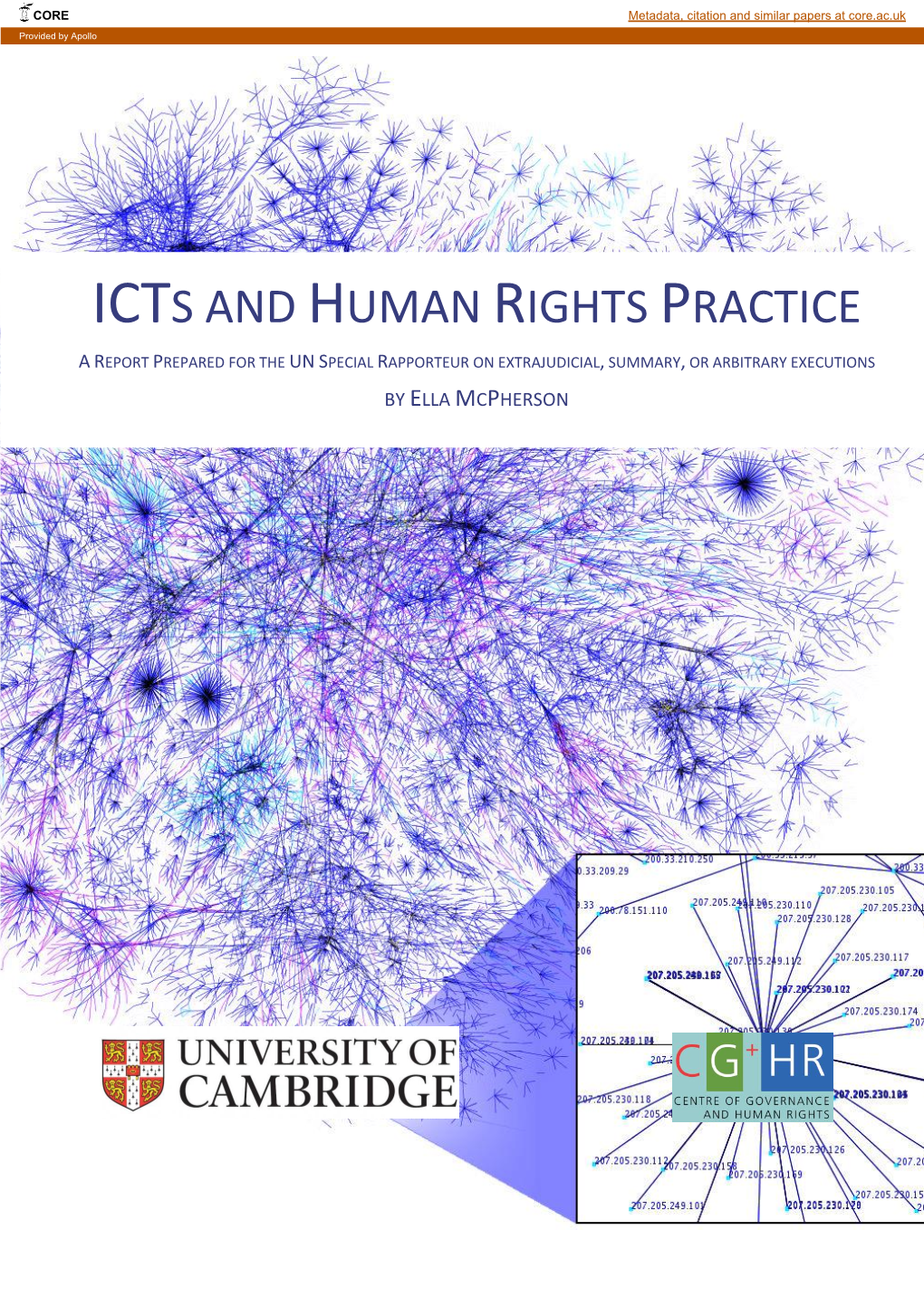 Icts and Human Rights Practice
