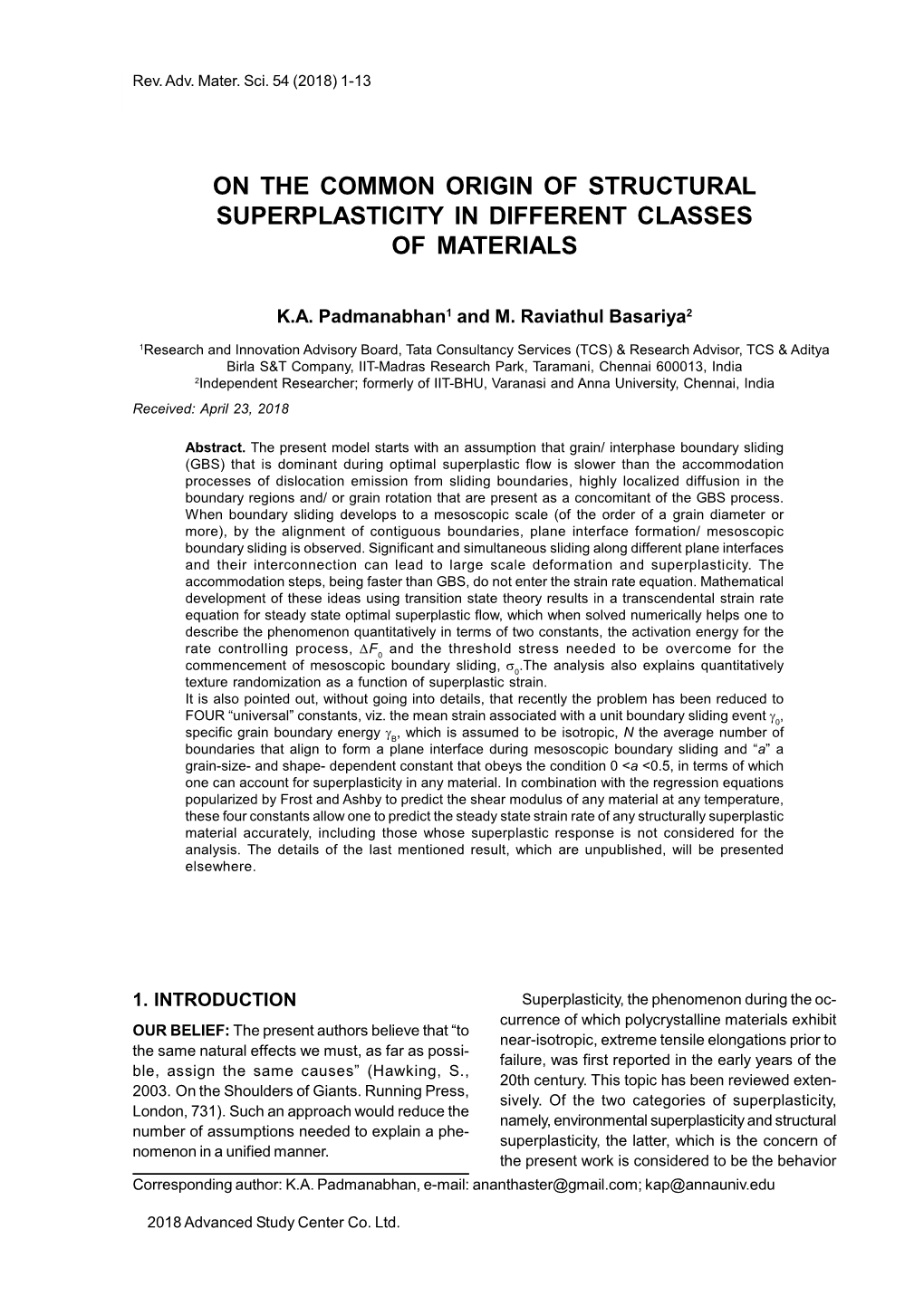 On the Common Origin of Structural Superplasticity in Different Classes of Materials