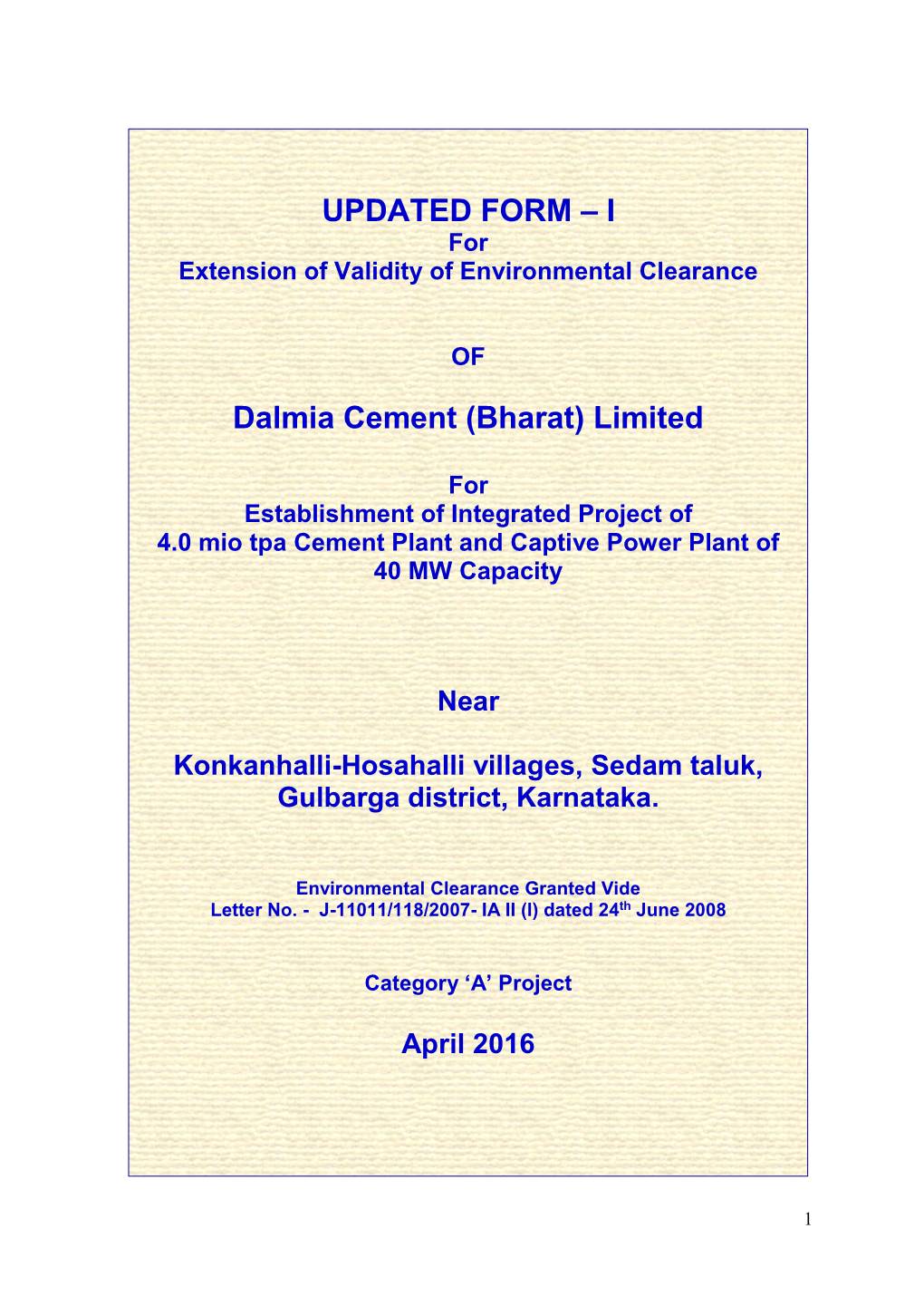 I Dalmia Cement