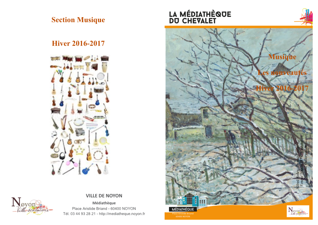 Section Musique Hiver 2016-2017