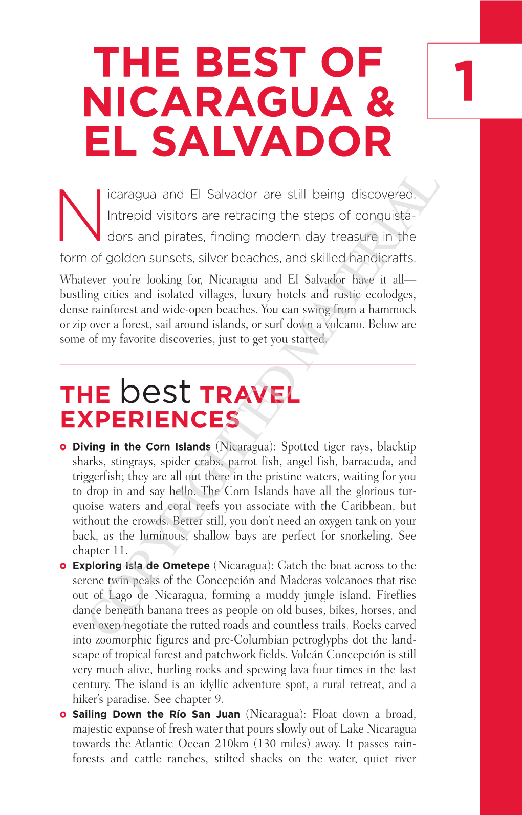 1 the Best of Nicaragua & El Salvador