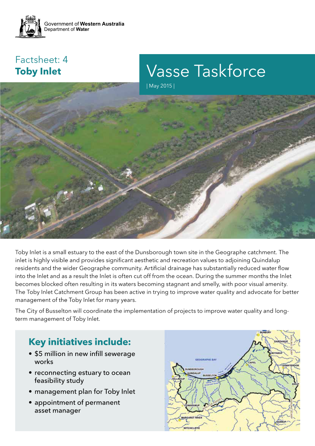 Toby Inlet Vasse Taskforce | May 2015 |