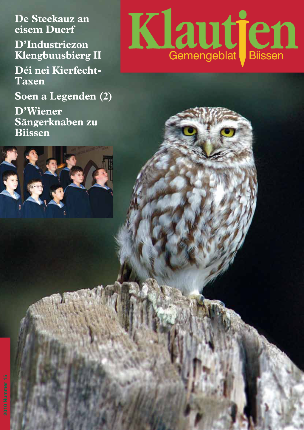Gemengeblat Biissen Déi Nei Kierfecht- Taxen Soen a Legenden (2) D’Wiener Sängerknaben Zu Biissen 2010 Nummer 15 Biisser Geschichten (5)