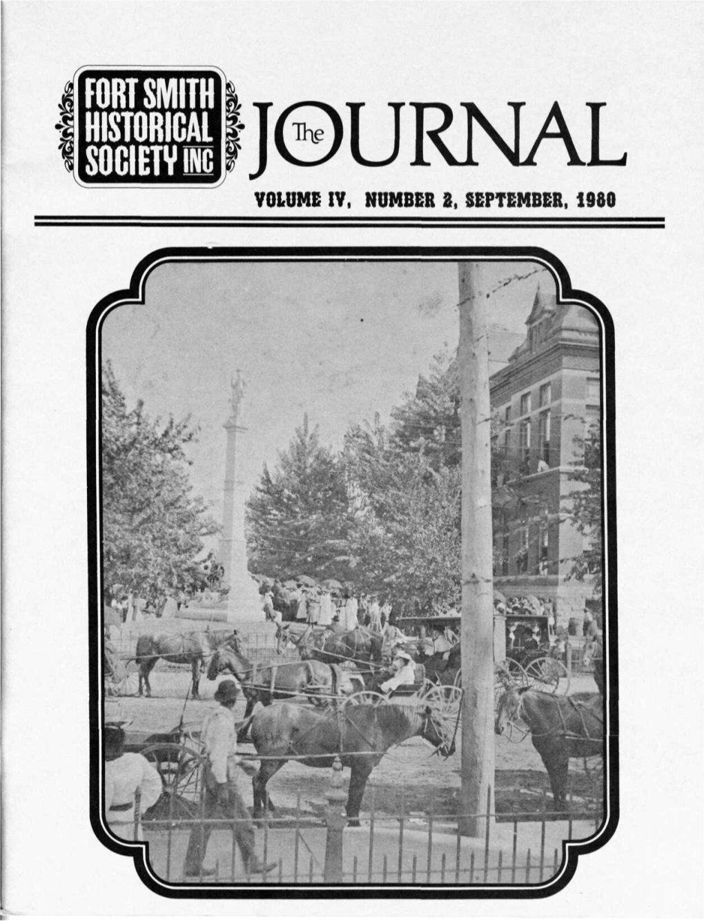 VOLUME IV, NUMBER 2, SEPTEMBER, 1980 EDITORS: Amelia Martin CONTENTS Carolyn Pollan INQUIRIES EDITOR: VOL