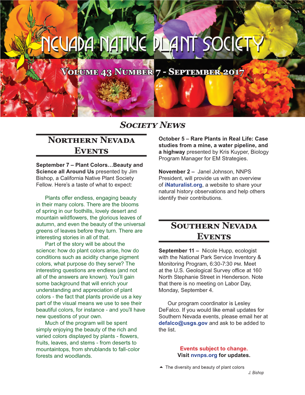 September 2017 Society News Northern Nevada Events Southern