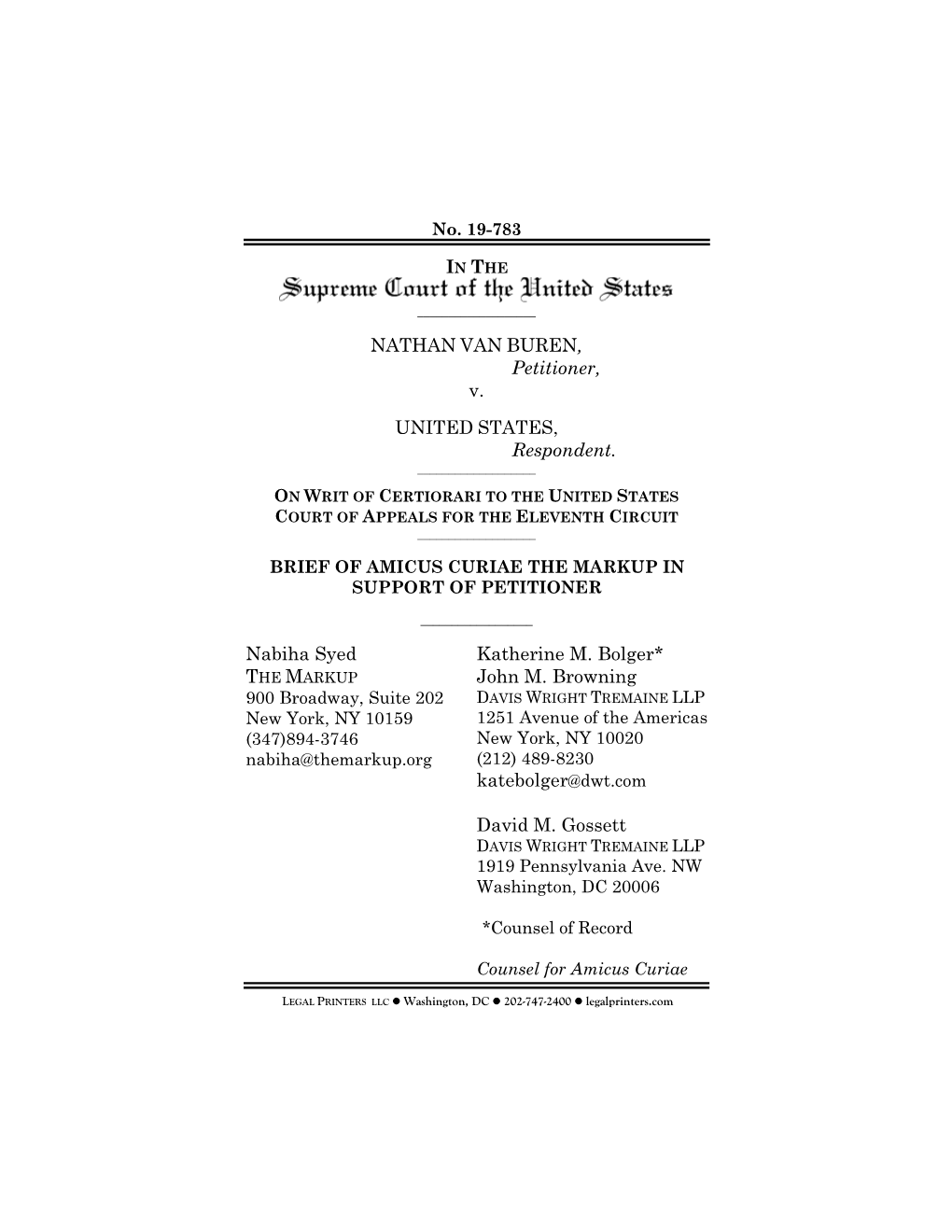 An Amicus Brief