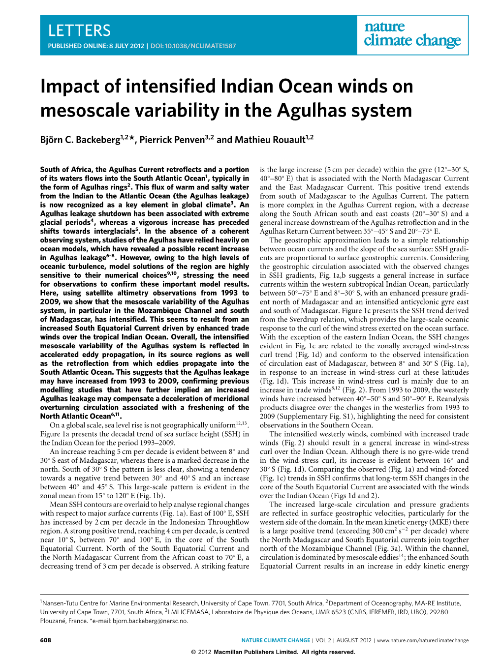 Impact of Intensified Indian Ocean Winds on Mesoscale Variability In