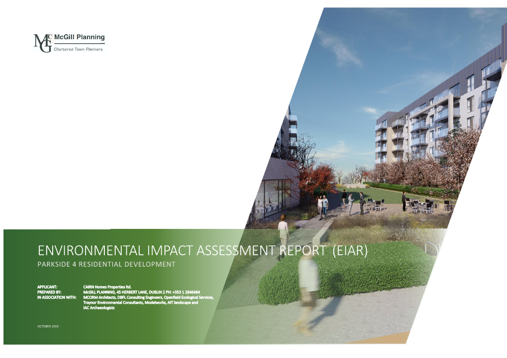 Environmental Impact Assessment Report (Eiar) Parkside 4 Residential Development