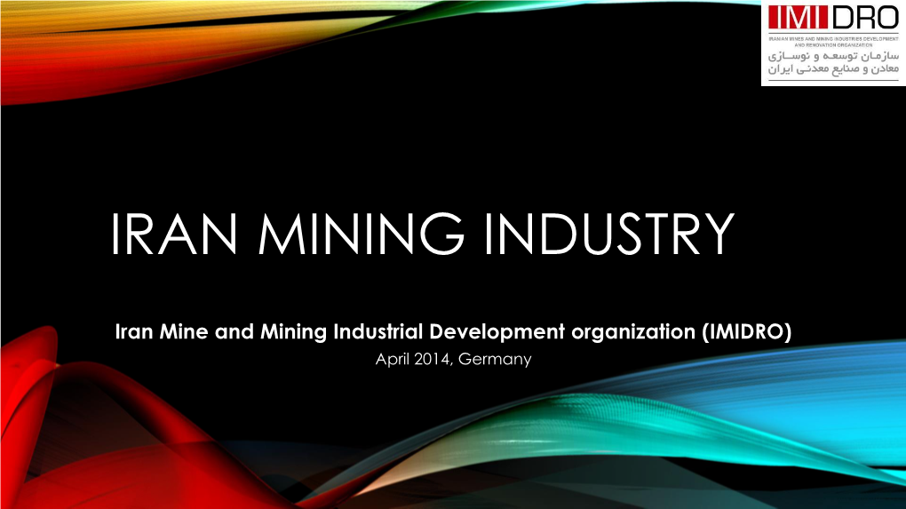 Iran Mining Industry