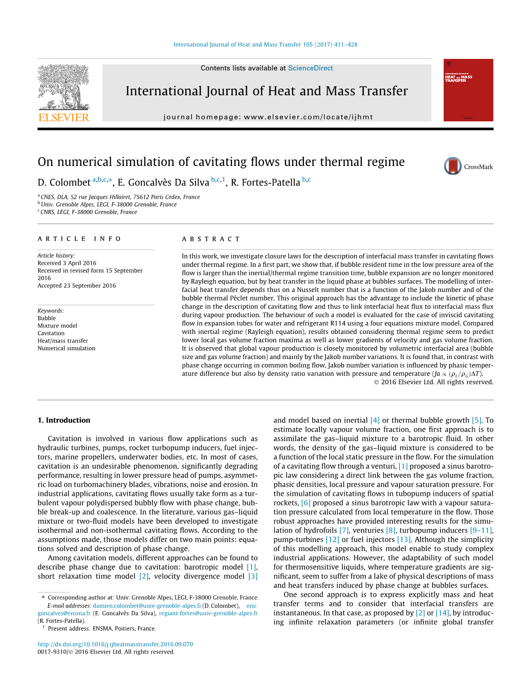 On Numerical Simulation of Cavitating Flows Under Thermal Regime