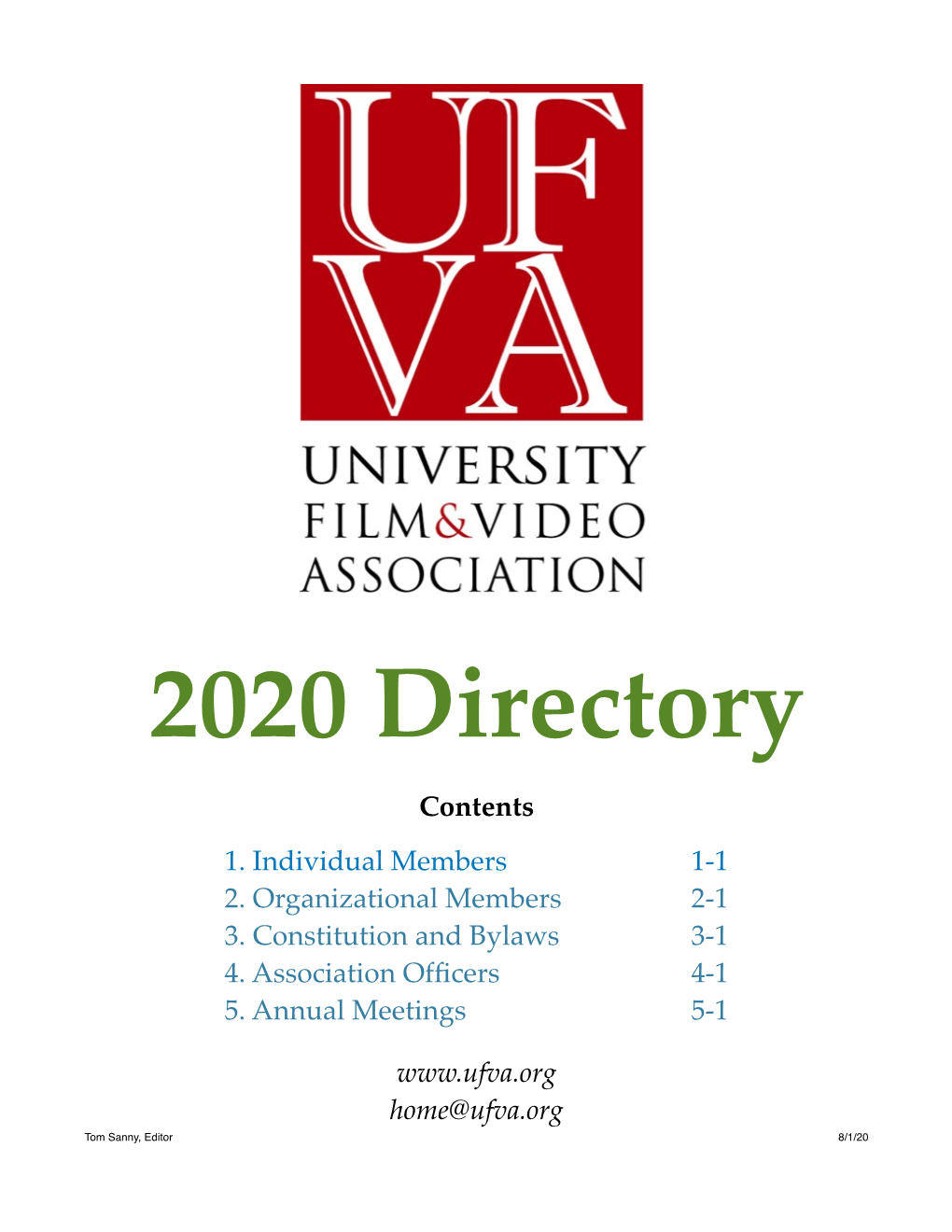 2020 Directory