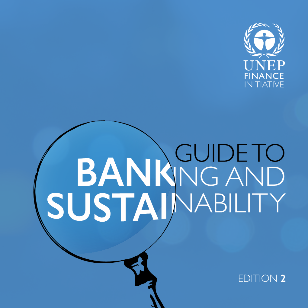 Guide to Banking and Sustainability Edition 2 Acknowledgements