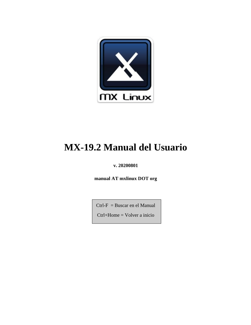 MX-19.2 Manual Del Usuario