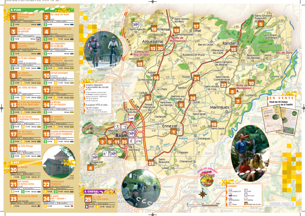 LOISIRS NATURE La Carte 2009:CARTE OT RIOM 25/06/09 9:28 Page 1