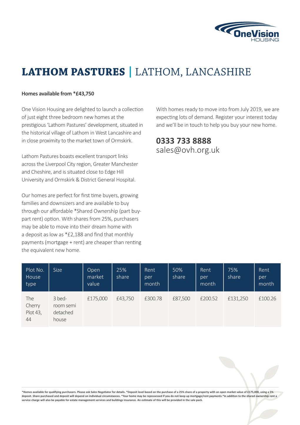 Lathom Pastures Lathom, Lancashire