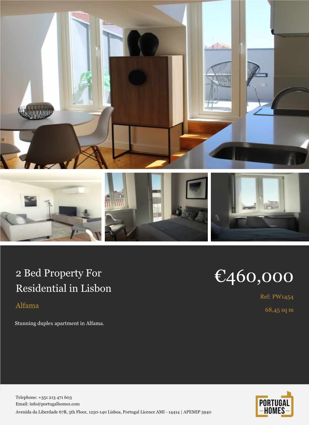 2 Bed Apartment for Sale in Lisbon, Portugal