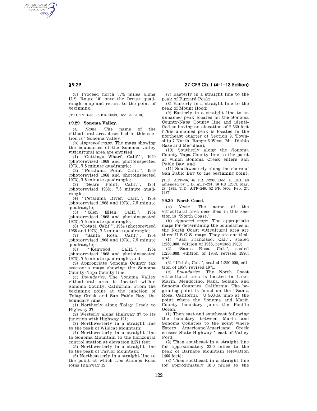 27 CFR Ch. I (4–1–13 Edition) § 9.29
