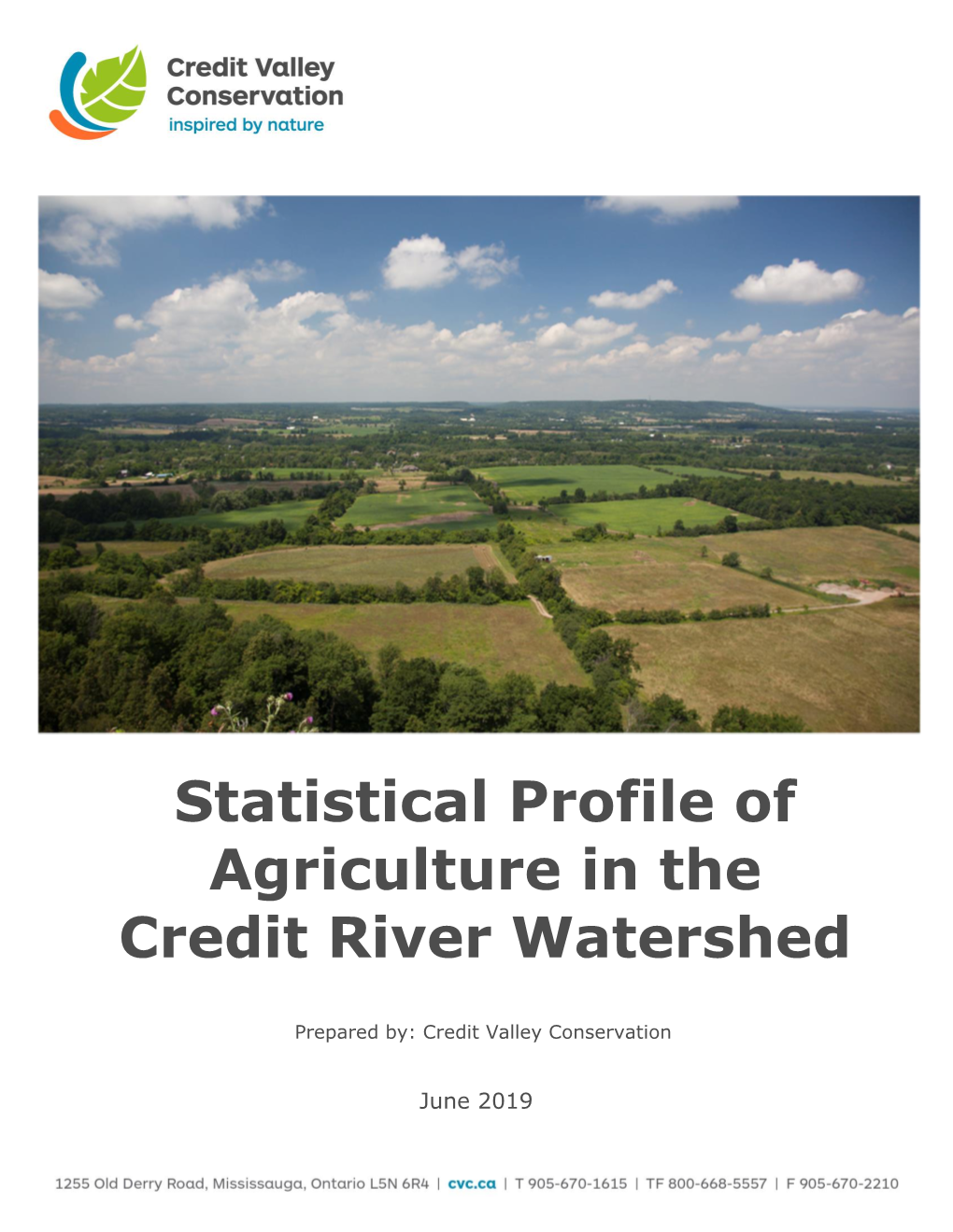 Statistical Profile of Agriculture in the Credit River Watershed