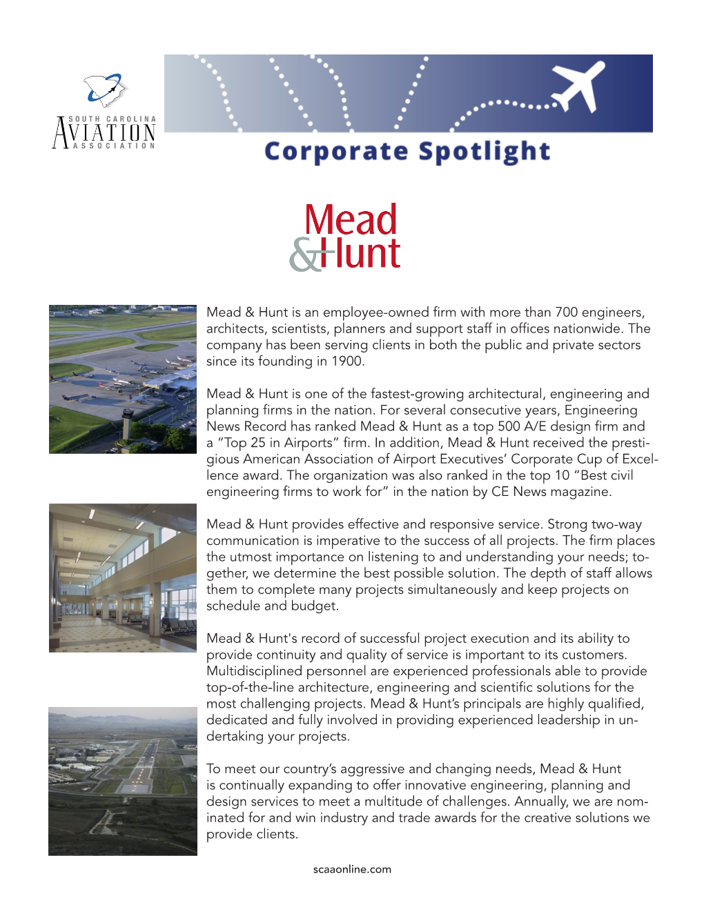 Mead & Hunt Is an Employee-Owned Firm with More Than 700 Engineers