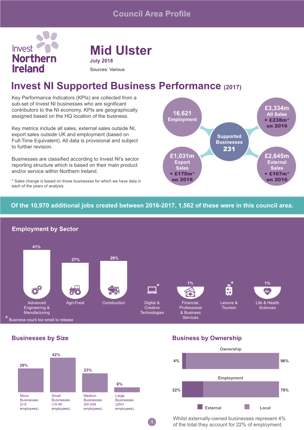 Mid Ulster Council Area Profile (PDF)