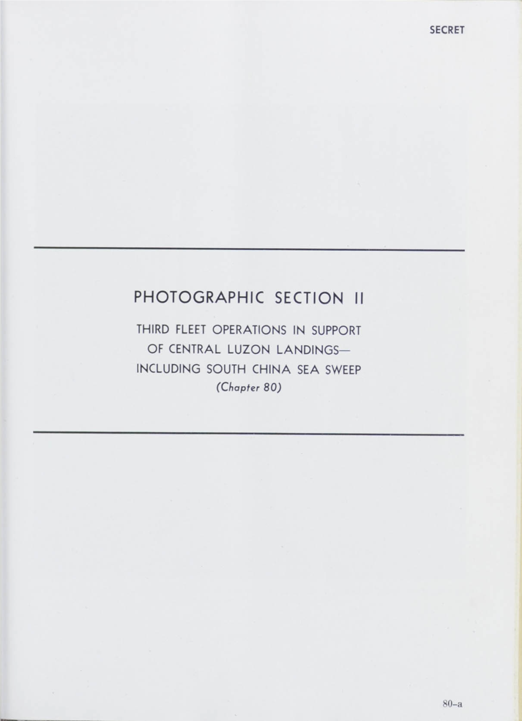 Photographic Section Ii