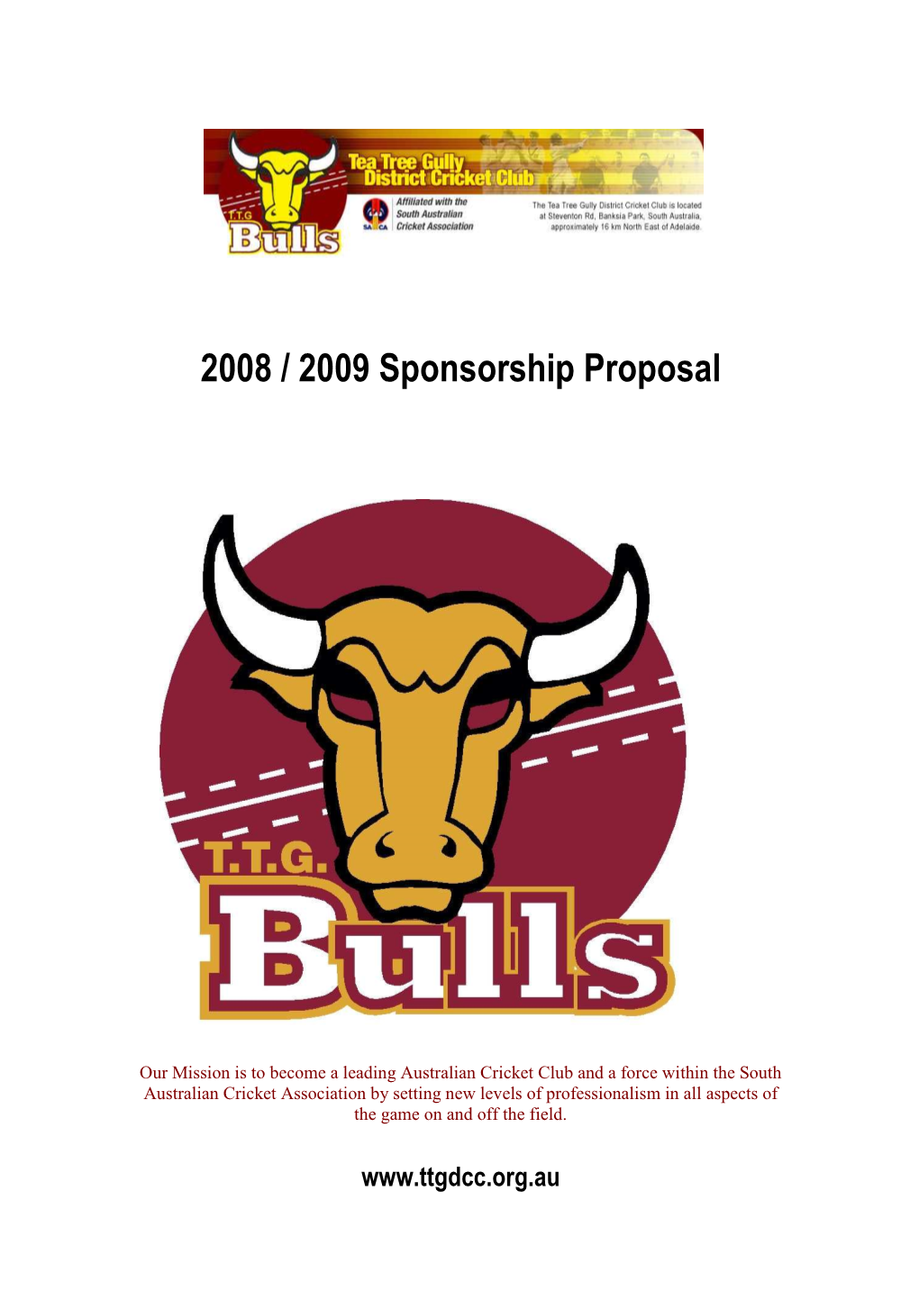 Sponsorship Proposal