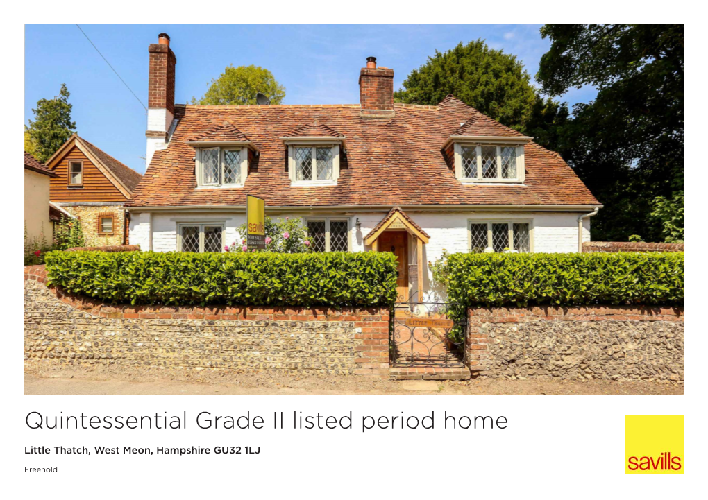 Quintessential Grade II Listed Period Home
