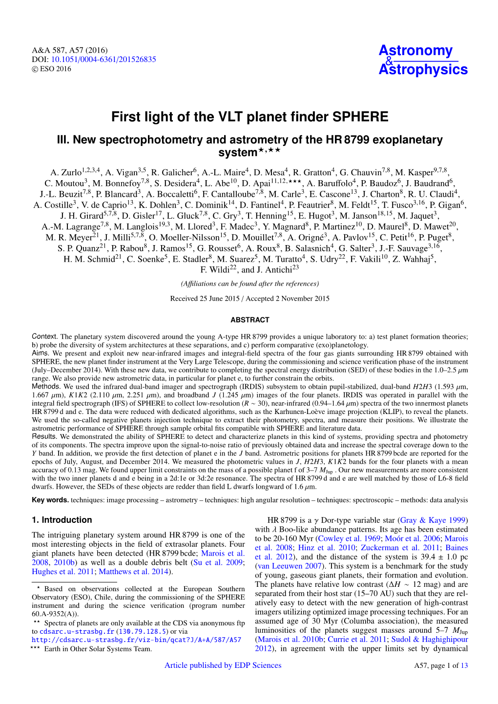 First Light of the VLT Planet Finder SPHERE