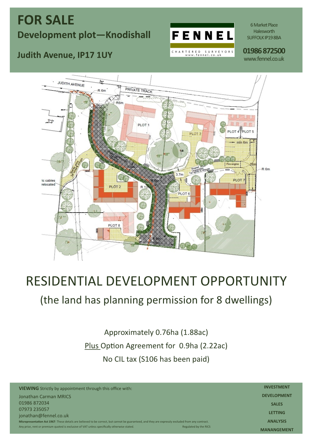 For Sale Residential Development Opportunity