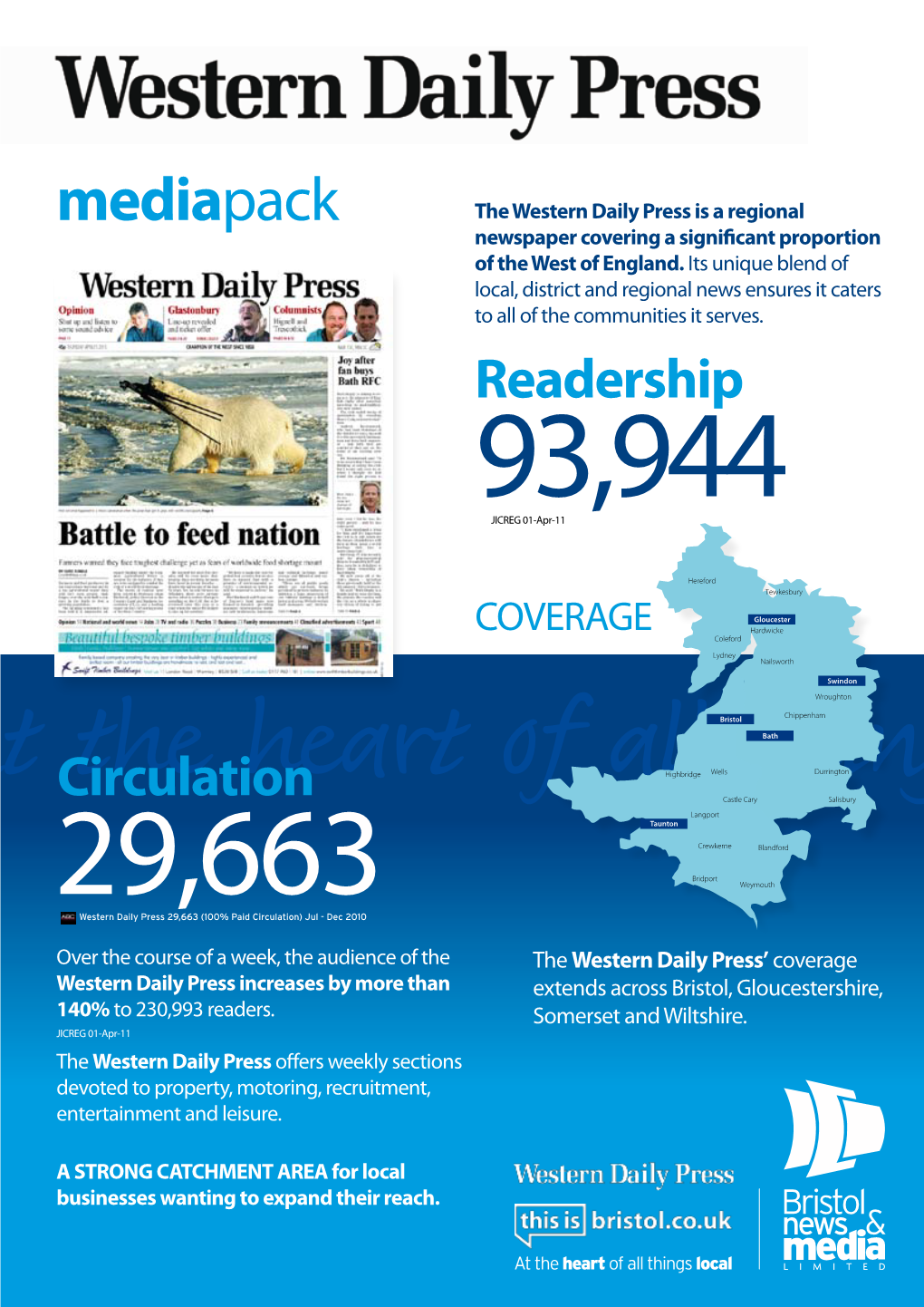 Western Daily Press Is a Regional Newspaper Covering a Significant Proportion of the West of England