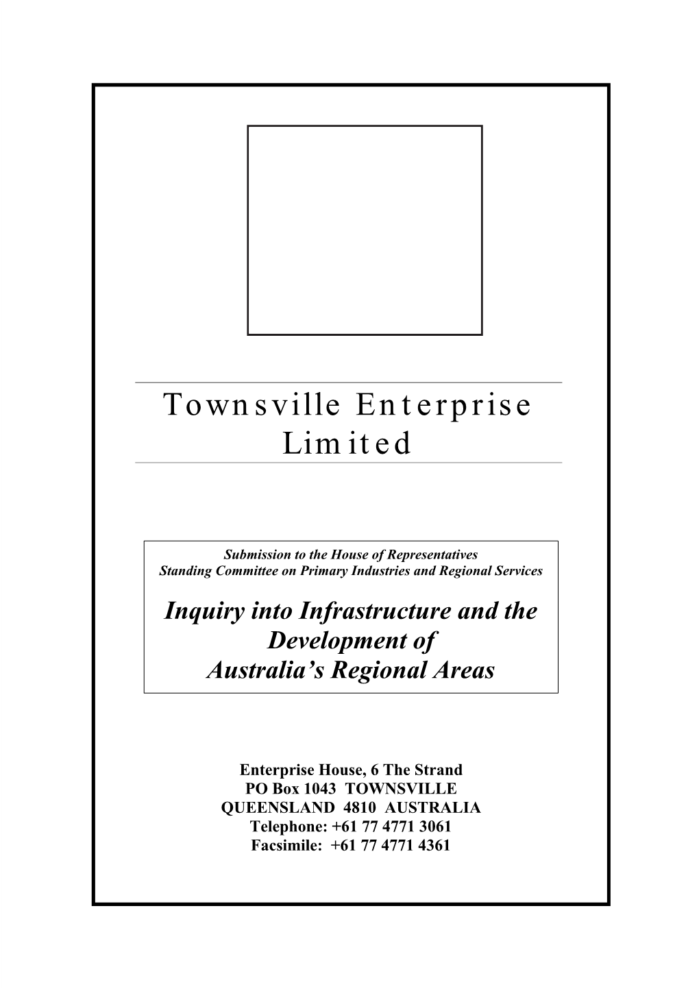 Townsville Enterprise Limited