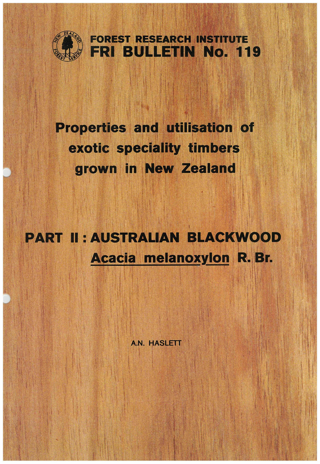 AUSTRALIAN BLACKWOOD Acacia Melanoxylon R. Br