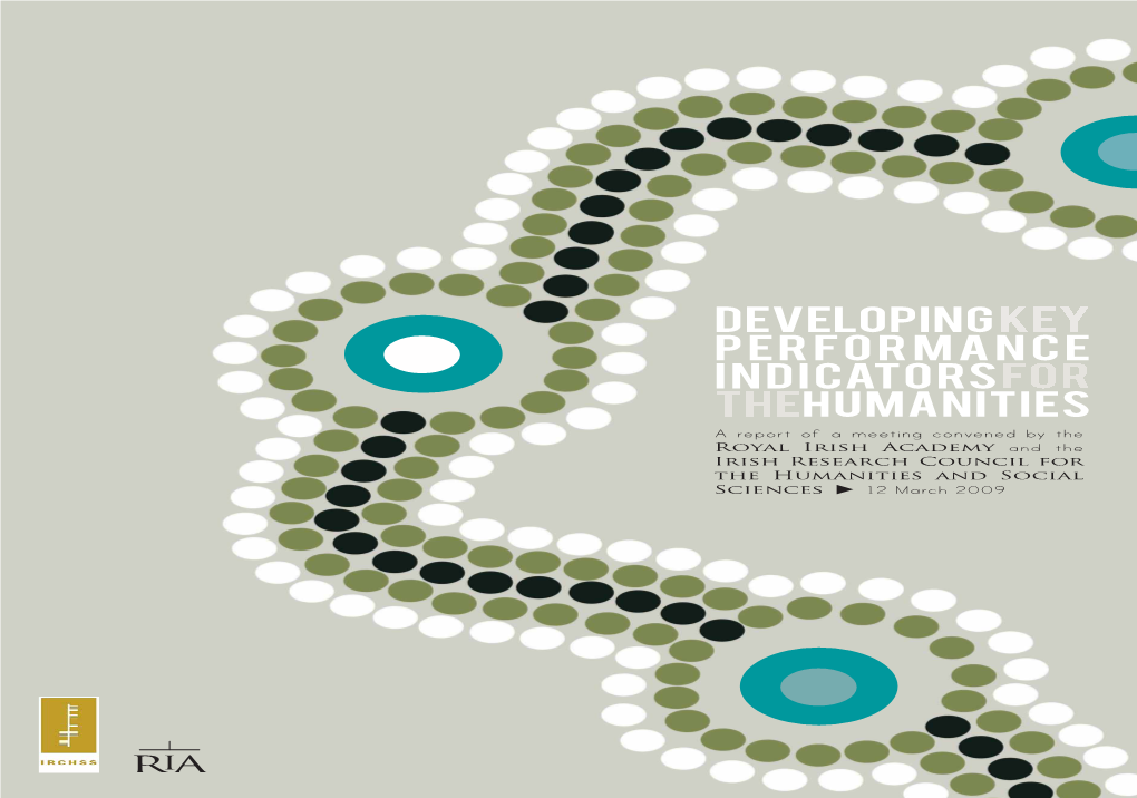 Developing Key Performance Indicators for the Humanities