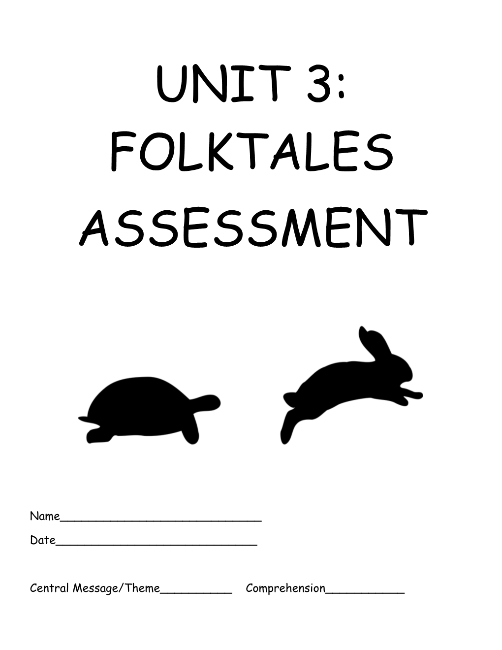 Unit 3: Folktales Assessment