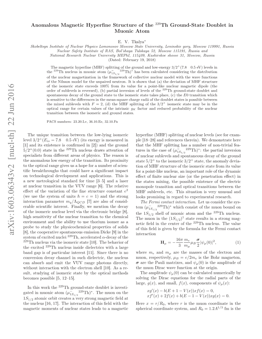 Anomalous Hyperfine Structure of the $^{229} $ Th Ground-State Doublet in Muonic Atom