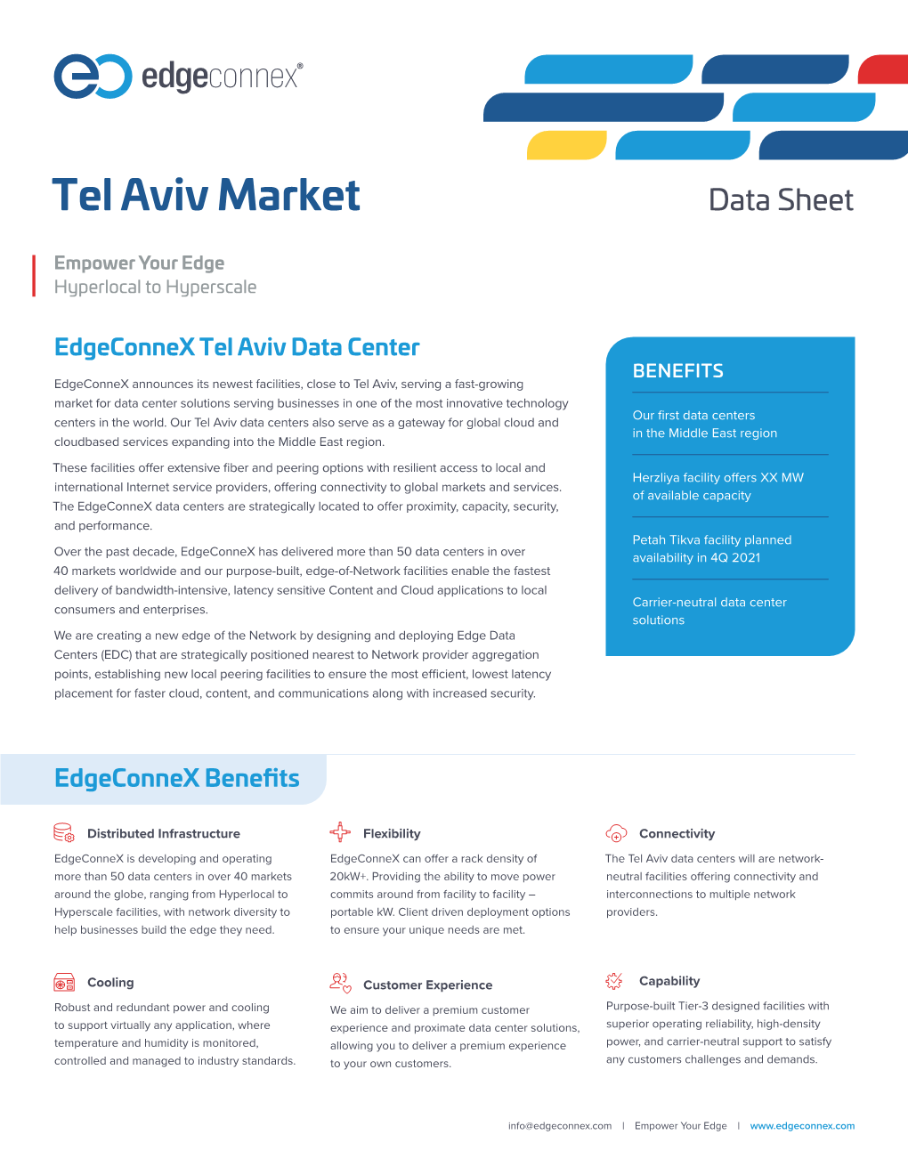 Tel Aviv Market Data Sheet