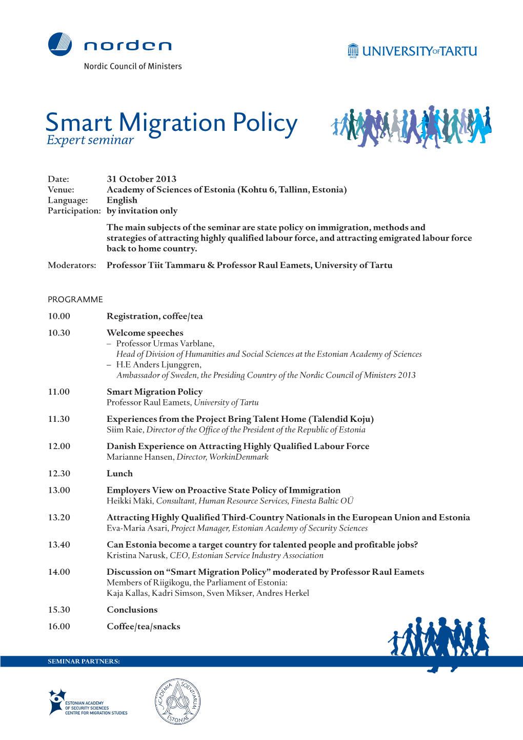 Smart Migration Policy Expert Seminar