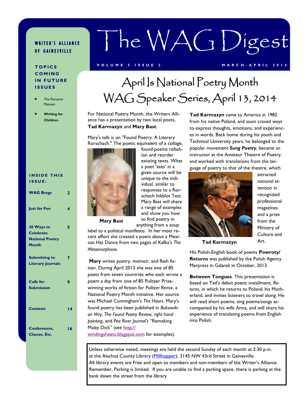 The WAG Digest