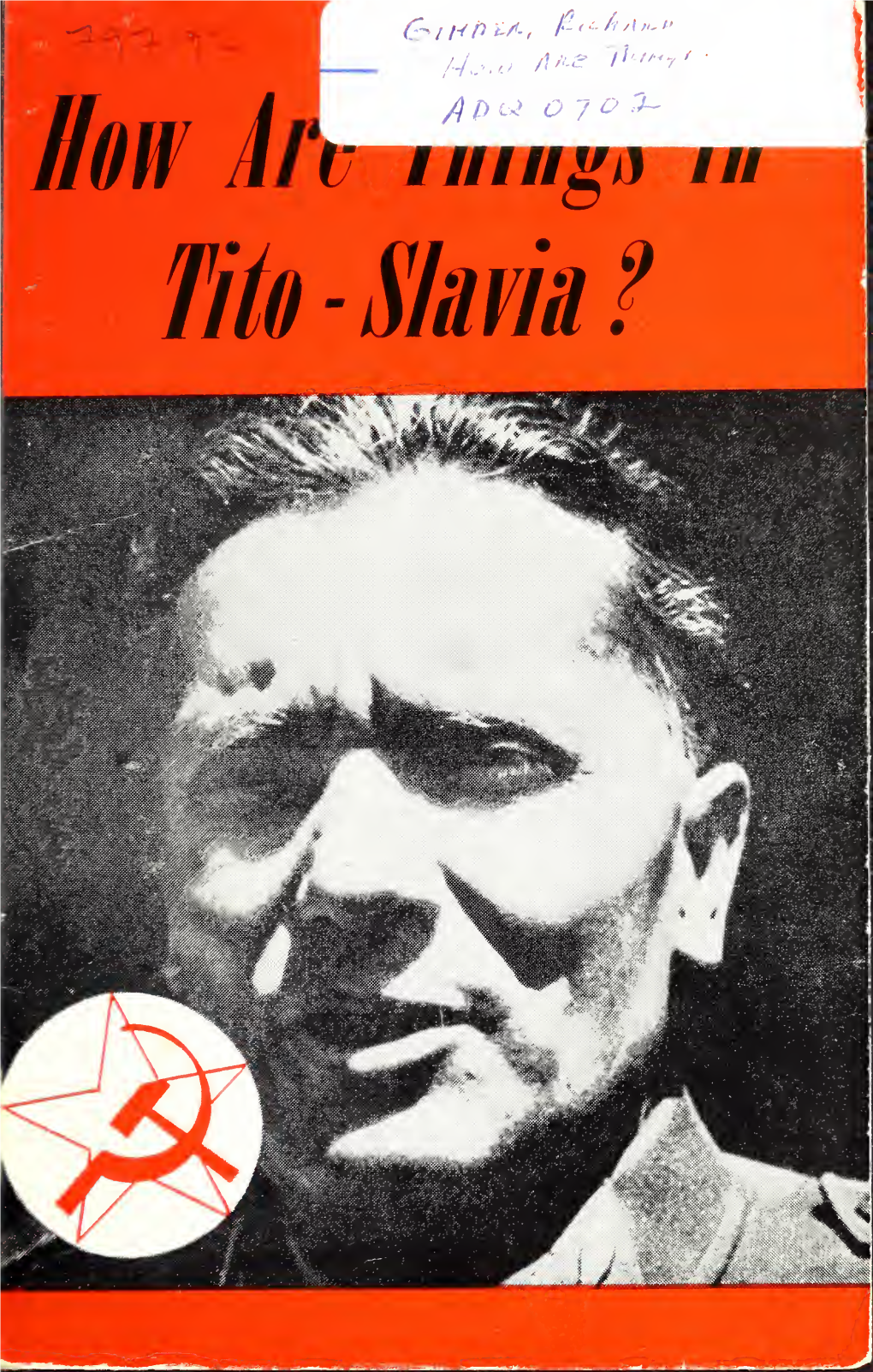 How Are Things in Tito-Slavia?