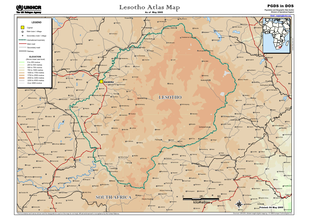 Lesotho Atlas